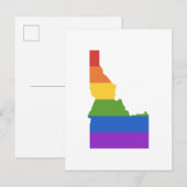 ゲイアメリカの地図 |アイダホ州 ポストカード (正面/裏面)