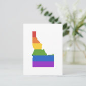 ゲイアメリカの地図 |アイダホ州 ポストカード (スタンド正面)