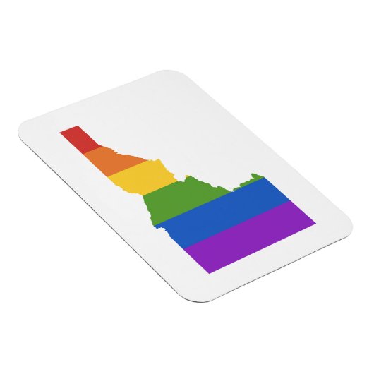 ゲイアメリカの地図 |アイダホ州 マグネット (右側)