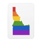 ゲイアメリカの地図 |アイダホ州 マグネット (縦)