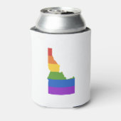 ゲイアメリカの地図 |アイダホ州 缶クーラー (缶裏面)