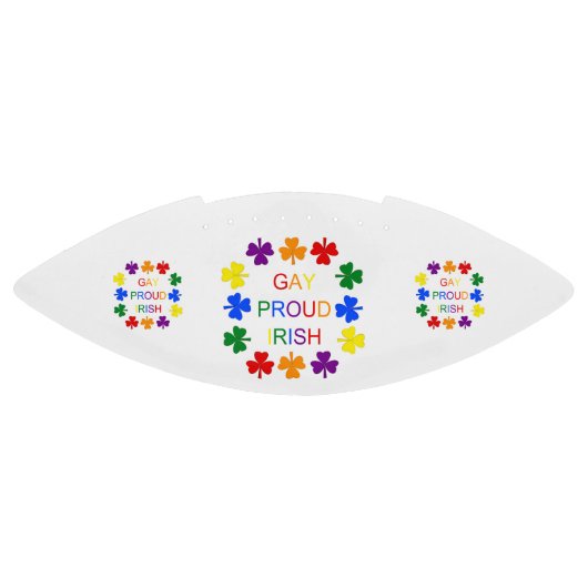 ゲイイ誇りを持ったリッシュLGBTレインボーシャンロック アメリカンフットボール (パネル)