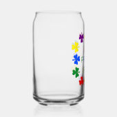 ゲイイ誇りを持ったリッシュLGBTレインボーシャンロック ガラス缶 (右)