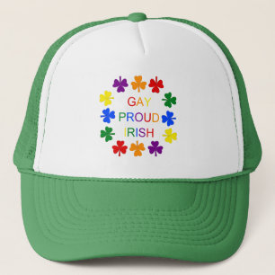 ゲイイ誇りを持ったリッシュLGBTレインボーシャンロック キャップ