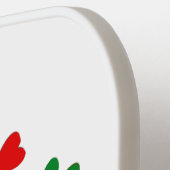 ゲイイ誇りを持ったリッシュLGBTレインボーシャンロック ピックルボールラケット (左詳細)