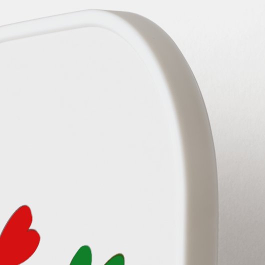 ゲイイ誇りを持ったリッシュLGBTレインボーシャンロック ピックルボールラケット (左詳細)