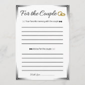 ゲイウェディングシャワーゲーム,カップルのために 招待状 (正面)