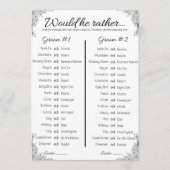 ゲイウェディングシャワーゲーム、彼はむしろ 招待状 (正面)