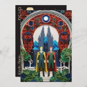 ゲイウェディングRSVP 招待状 (正面/裏面)