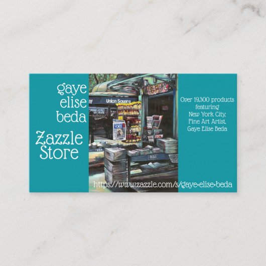 ゲイエリーズベダ 名刺 (正面)