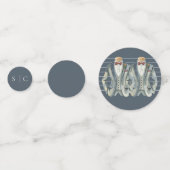 ゲイエレガントの二結婚つの織機が弓のネクタイに合う コンフェッティ (裏面)