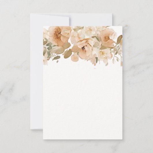 ゲイエレガントフローラ結婚の2つの花嫁 サンキューカード (裏面)