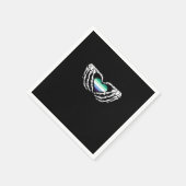 ゲイオスプライドスケルトンハロウィーンMlmゴシックハートC スタンダードカクテルナプキン (角)