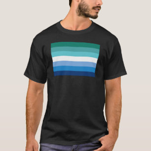 ゲイオスプライドフラグ(Azure) Tシャツ