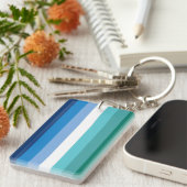 ゲイオスプライド旗 キーホルダー (正面右)