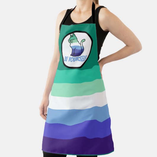 ゲイオスプライド猫 – Be Yourself エプロン (インサイチュ)