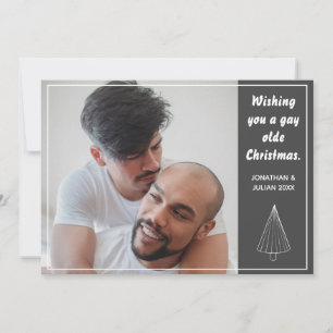 ゲイオルドクリスマスLGBTQチャルクボードクリスマス シーズンカード