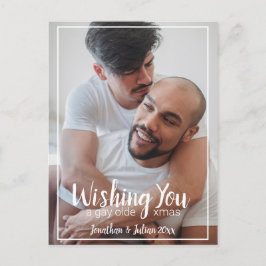 ゲイオルドクリスマスLGBTQホリデイ シーズンポストカード