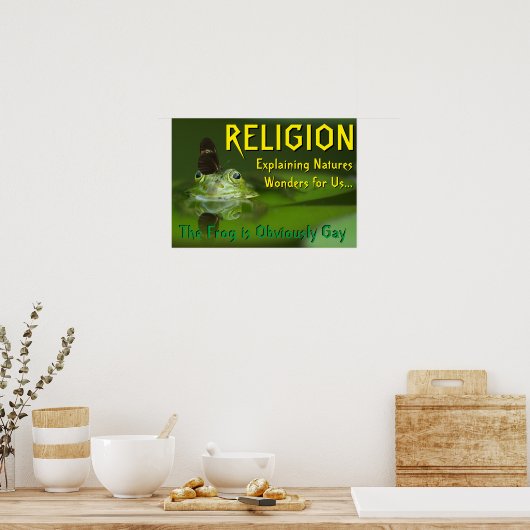 ゲイカエル ポスター (キッチン)