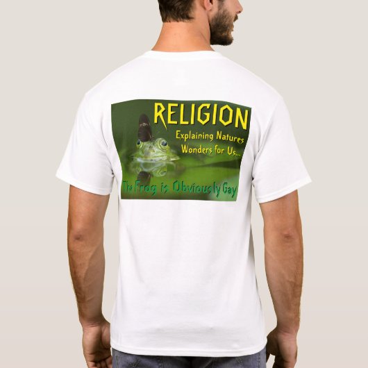 ゲイカエル Tシャツ (裏面)