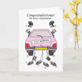 ゲイカップルの開催おめでとう カード (黄色い花)