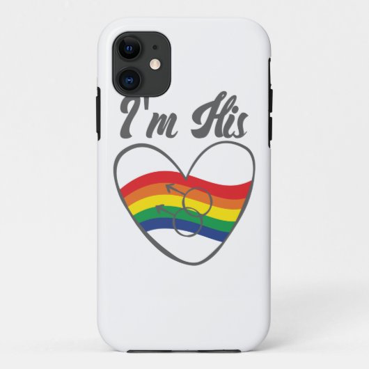 ゲイカップルのLGBTに出会う私が彼のゲイプライド Case-Mate iPhoneケース (裏面)