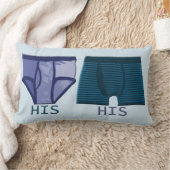 ゲイカップル下着枕 ランバークッション (ブランケット)