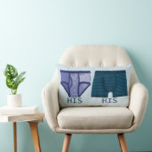 ゲイカップル下着枕 ランバークッション (椅子)