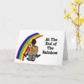 ゲイカップル記念日グリーティングカーカスタマイズドIt カード (黄色い花)