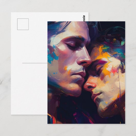 ゲイカップル ポストカード (正面/裏面)