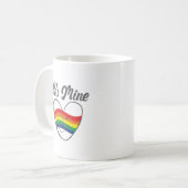 ゲイカップルLGBTに出会う彼が鉱山ゲイプライド コーヒーマグカップ (正面左)