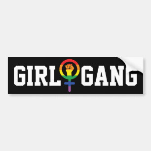 ゲイガール集団LGBTQIA バンパーステッカー