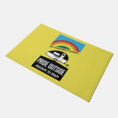 ゲイキャラバンキャンプ ドアマット (アングル)