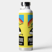 ゲイキャラバンキャンプTシャツ ウォーターボトル (右面)