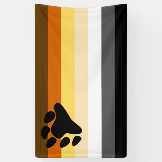 ゲイクマ兄弟国旗 横断幕 (縦)