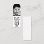 ゲイクルーズカードとQRコード スキニー名刺 (正面/裏面)