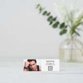 ゲイクルーズカードとQRコード スキニー名刺 (スタンド正面)