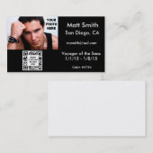 ゲイクルーズカードとQRコード 名刺 (正面/裏面)