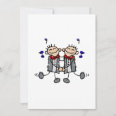 ゲイグルームズファーストダンス 招待状 (正面)