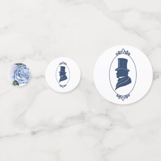 ゲイグロームズカメオリージェンシーブルーバラ コンフェッティ (正面)