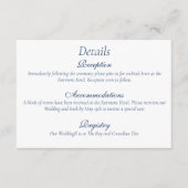 ゲイグロームズリージェンシーブルーバラ エンクロージャーカード (正面)