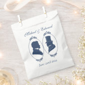 ゲイグロームズリージェンシーブルーバラ フェイバーバッグ (クリップ留めされた状態)