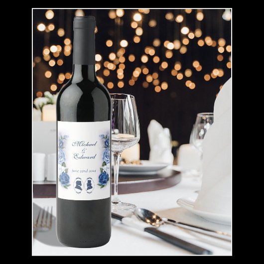 ゲイグロームズリージェンシーブルーバラ ワインラベル