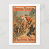 「ゲイコニーアイランド」ミュージカルコメディポスター#1 ポストカード (正面)