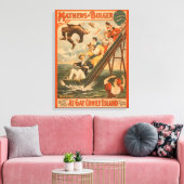 「ゲイコニーアイランド」ミュージカルコメディポスター#2 キャンバスプリント (インサイチュ (リビング))