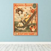 「ゲイコニーアイランド」ミュージカルコメディポスター#2 キャンバスプリント (インサイチュ (ウッドフロア))