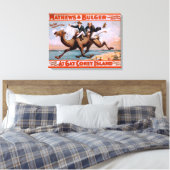 「ゲイコニーアイランド」ミュージカルコメディポスター#4 キャンバスプリント (インサイチュ (寝室))
