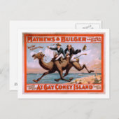 「ゲイコニーアイランド」ミュージカルコメディポスター#4 ポストカード (正面/裏面)