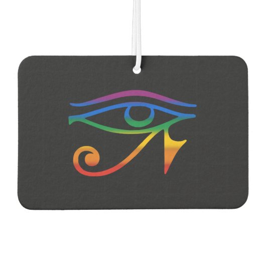 ゲイゴシックプライドフラグ カーエアーフレッシュナー (正面)