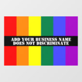 ゲイサポート ウィンドウサイン (シート)